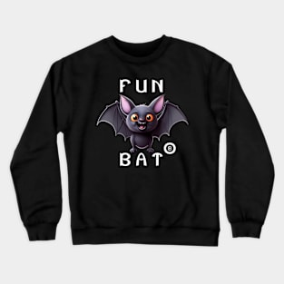Fun Bat | Grin 'n Bat: Bat-tastic Fun | Bat Lovers Crewneck Sweatshirt